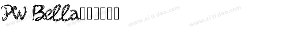 PW Bella字体转换